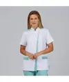 Blusa mujer abierta cuello mao m/c judit Garys