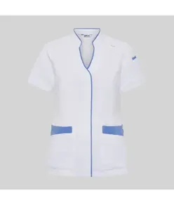 Blusa mujer abierta cuello mao m/c ylena Garys