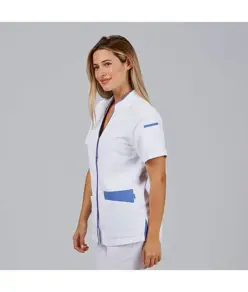 Blusa mujer abierta cuello mao m/c ylena Garys