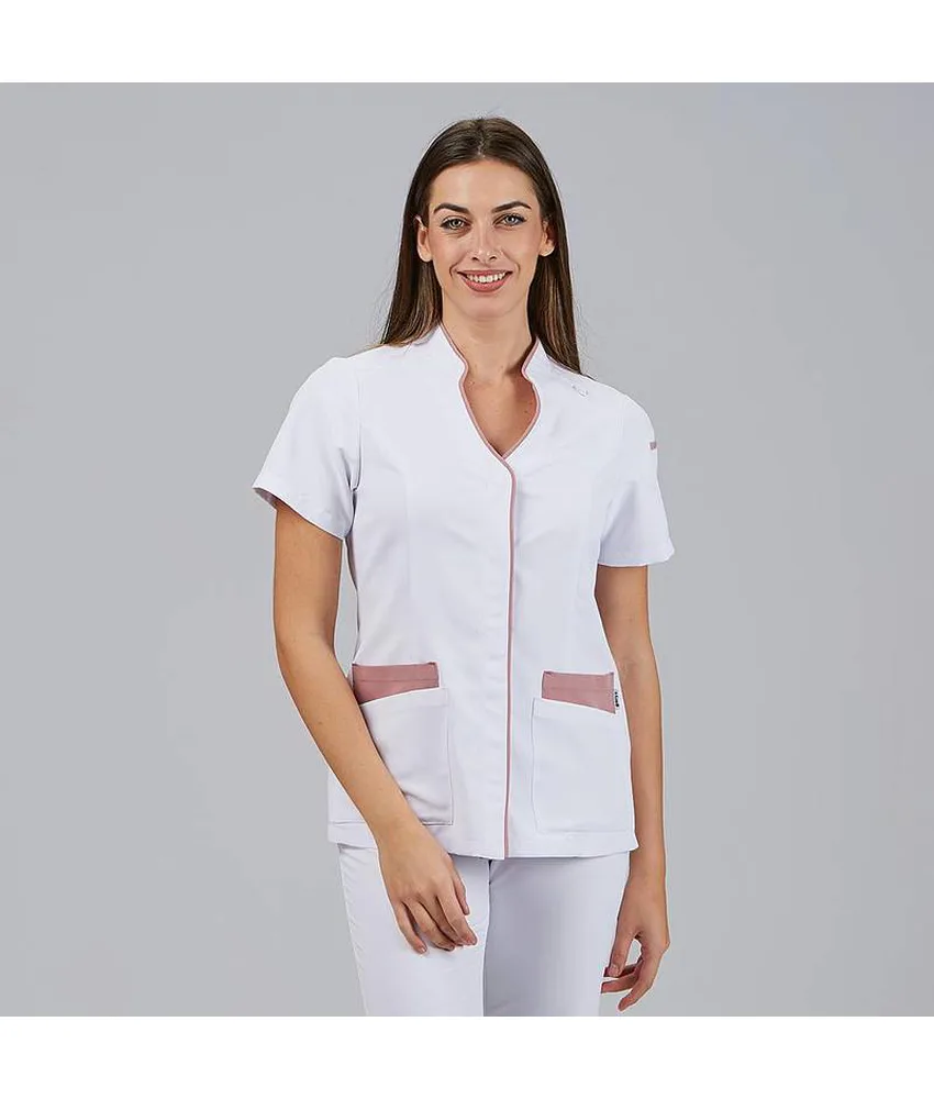 Blusa mujer abierta cuello mao m/c ylena Garys