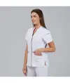 Blusa mujer abierta cuello mao m/c ylena Garys