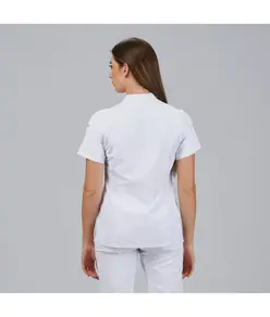 Blusa mujer abierta cuello mao m/c ylena Garys
