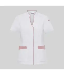 Blusa mujer abierta cuello mao m/c ylena Garys