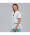 Blusa mujer abierta cuello mao m/c ylena Garys