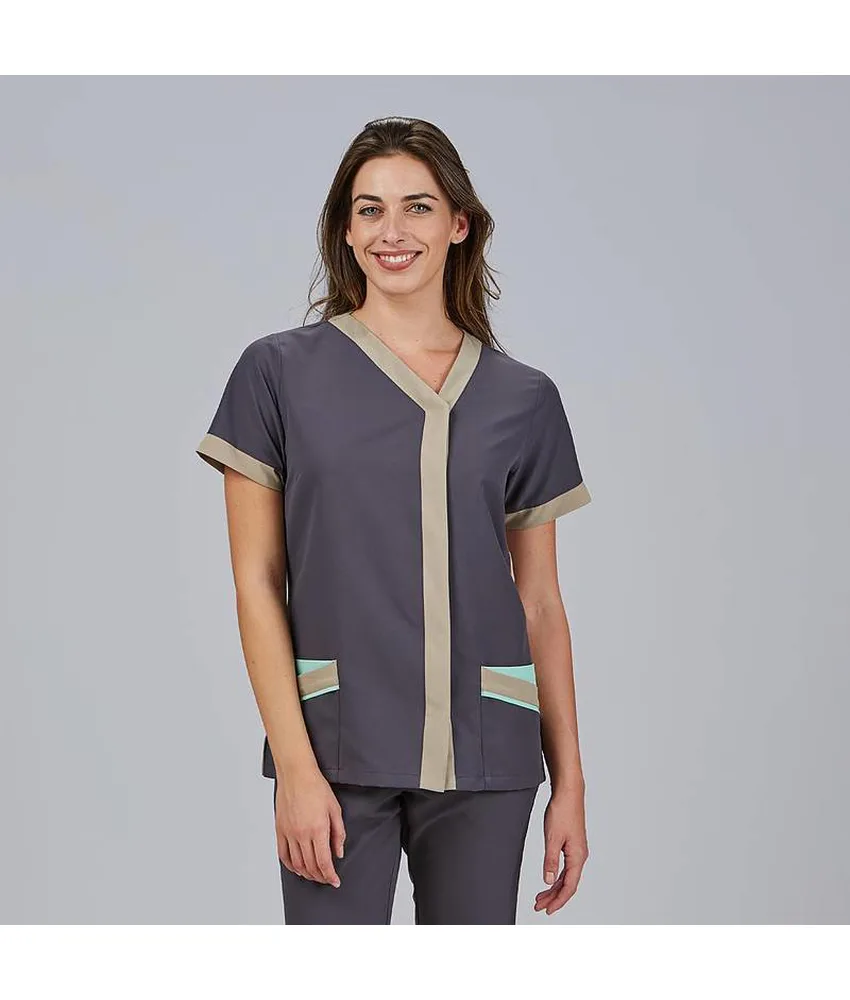 Blusa mujer boton oculto cassandra Garys