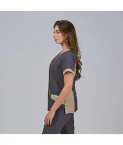 Blusa mujer boton oculto cassandra Garys