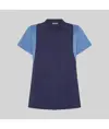 Blusa mujer boton oculto m/c carmina Garys