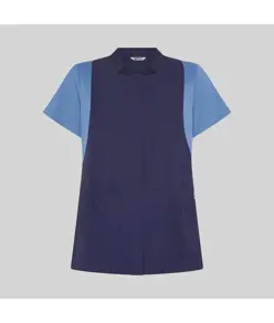 Blusa mujer boton oculto m/c carmina Garys