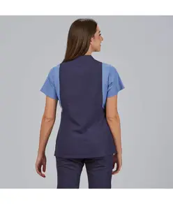 Blusa mujer boton oculto m/c carmina Garys