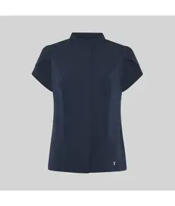Blusa mujer boton oculto m/c lina Garys