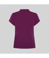 Blusa mujer boton oculto m/c lina Garys