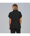 Blusa mujer boton oculto m/c lina Garys
