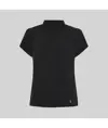Blusa mujer boton oculto m/c lina Garys