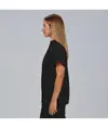 Blusa mujer boton oculto m/c lina Garys