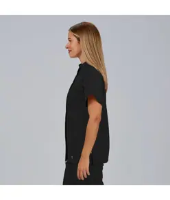 Blusa mujer boton oculto m/c lina Garys