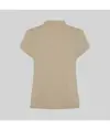 Blusa mujer boton oculto m/c lina Garys