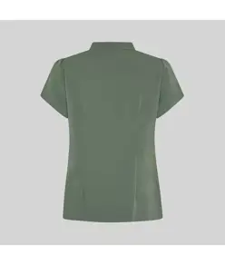 Blusa mujer boton oculto m/c lina Garys