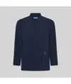 Blusa mujer boton oculto m/l ana Garys