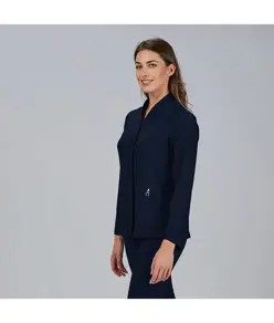 Blusa mujer boton oculto m/l ana Garys