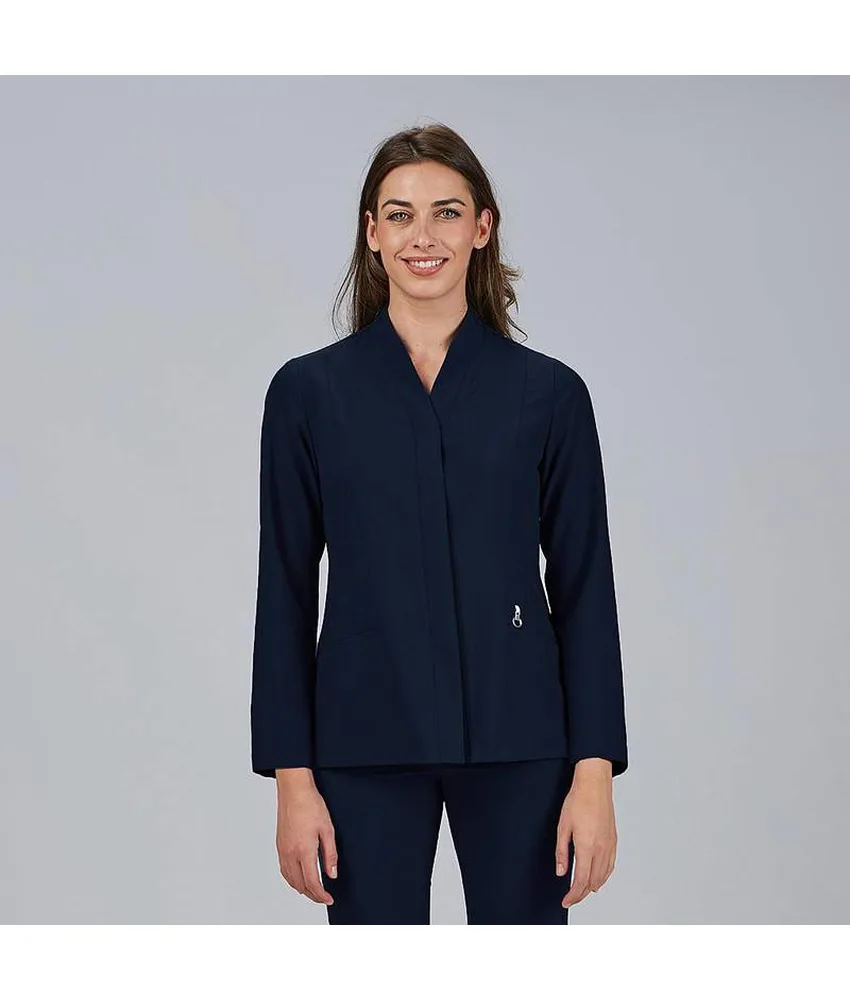 Blusa mujer boton oculto m/l ana Garys