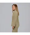 Blusa mujer boton oculto m/l ana Garys