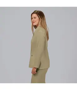 Blusa mujer boton oculto m/l ana Garys