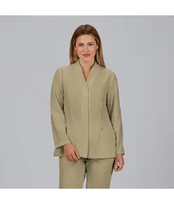 Blusa mujer boton oculto m/l ana Garys