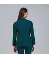 Blusa mujer boton oculto m/l ana Garys