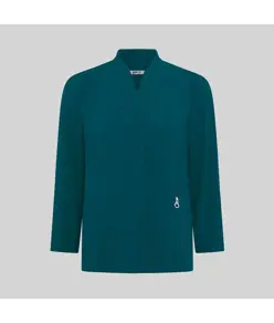 Blusa mujer boton oculto m/l ana Garys