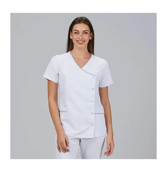 Blusa mujer boton presion m/c aina Garys