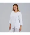 Blusa mujer boton visto 3/4 laia Garys