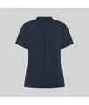 Blusa mujer cerrada bolsillos m/c may Garys