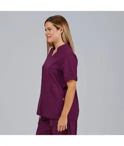 Blusa mujer cerrada bolsillos m/c may Garys