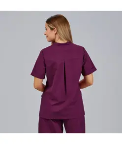 Blusa mujer cerrada bolsillos m/c may Garys