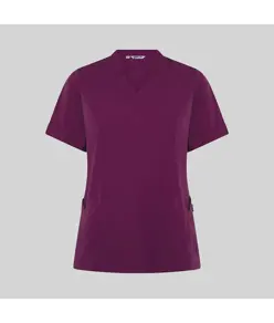 Blusa mujer cerrada bolsillos m/c may Garys