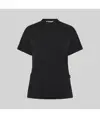 Blusa mujer cerrada bolsillos m/c may Garys