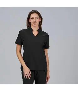 Blusa mujer cerrada bolsillos m/c may Garys