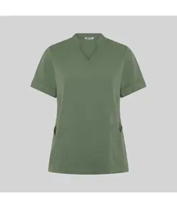 Blusa mujer cerrada bolsillos m/c may Garys