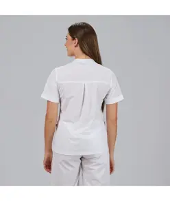 Blusa mujer cerrada bolsillos m/c may Garys