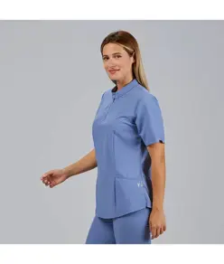 Blusa mujer cremallera escote m/c mara Garys