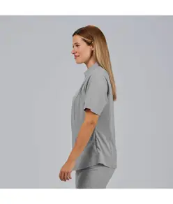 Blusa mujer cremallera escote m/c mara Garys