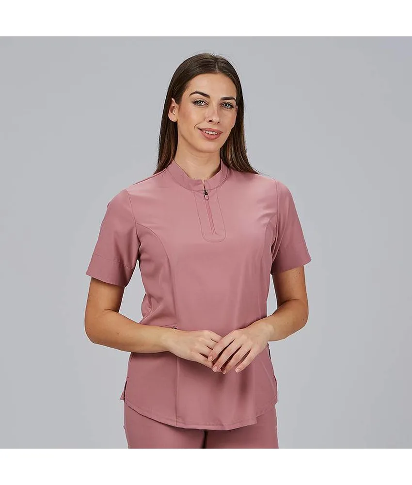 Blusa mujer cremallera escote m/c mara Garys