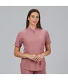 Blusa mujer cremallera escote m/c mara Garys