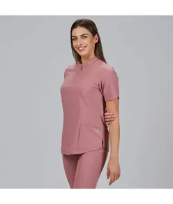 Blusa mujer cremallera escote m/c mara Garys