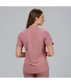 Blusa mujer cremallera escote m/c mara Garys