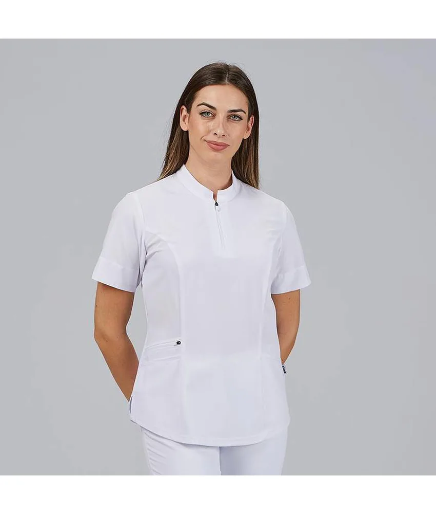 Blusa mujer cremallera escote m/c mara Garys