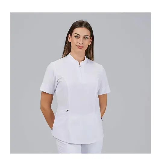 Blusa mujer cremallera escote m/c mara Garys