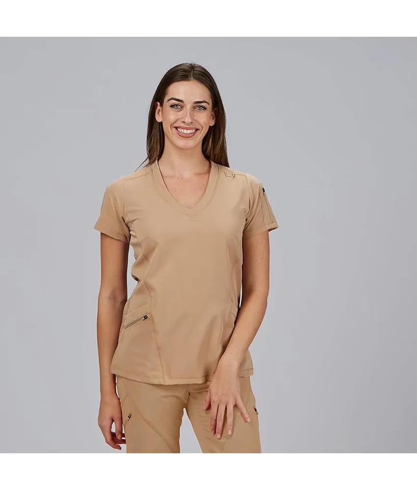 Blusa mujer cuello canale m/c nancy Garys