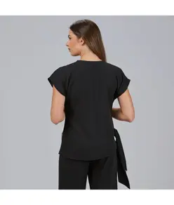 Blusa mujer drapeado aroa Garys