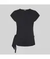 Blusa mujer drapeado aroa Garys